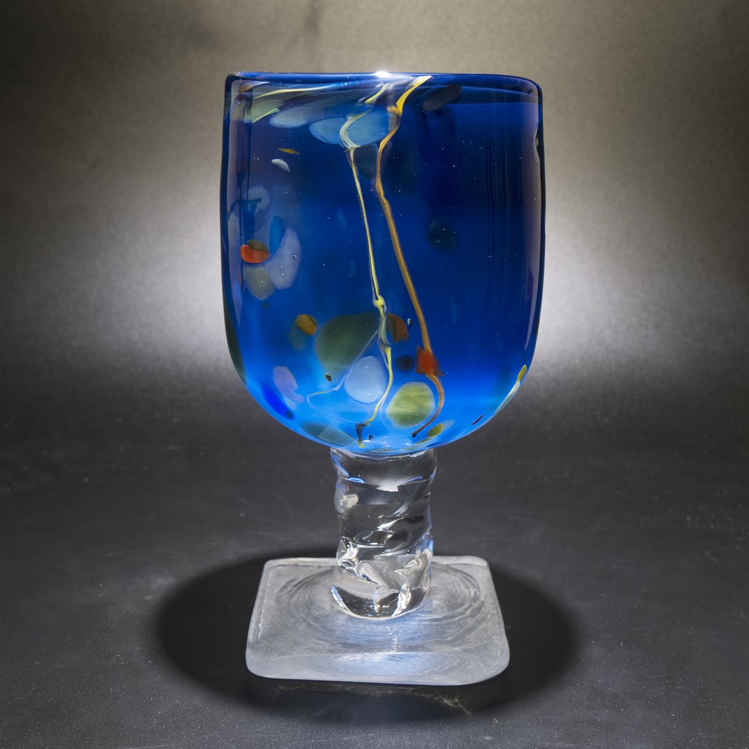 Drinking from a work of art