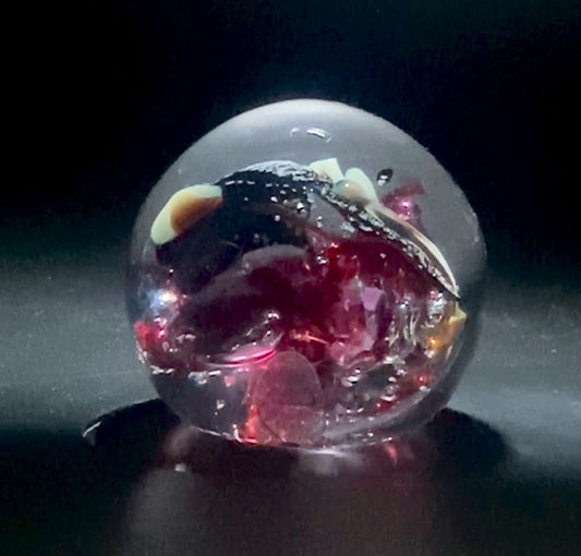 Pink Paperweight Chaos - SHAKSPEARE GLASS