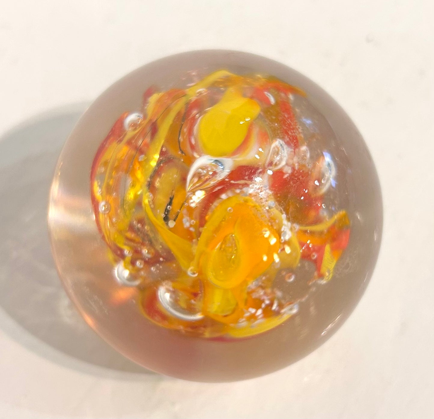 Chaos Orange Paperweight 20032
