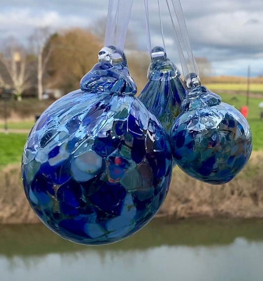 Carnival Baubles, 6 colours - SHAKSPEARE GLASS