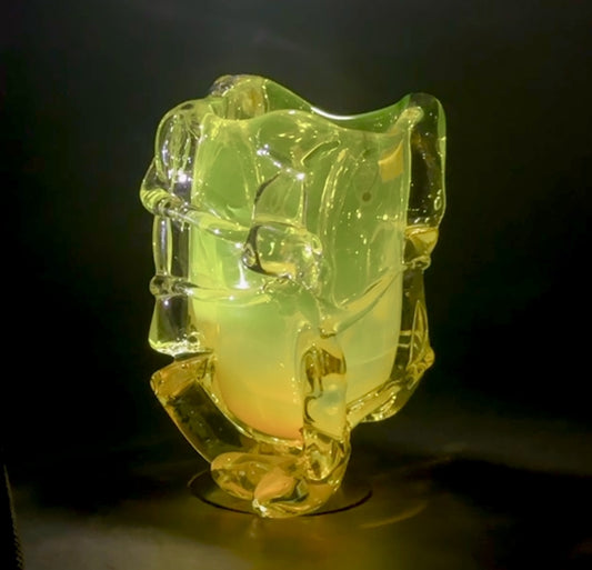 Icy Roots Yellow Bowl