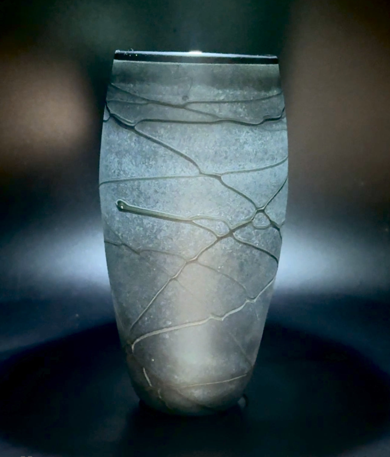 Random Trail Monochrome Medium Vase