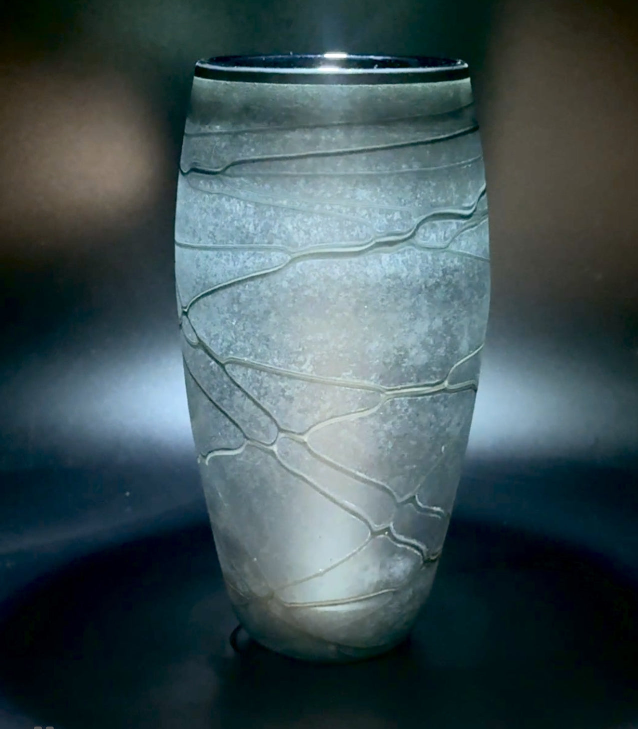 Random Trail Monochrome Medium Vase