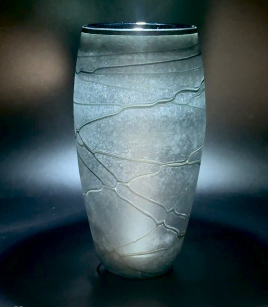 Random Trail Monochrome Medium Vase
