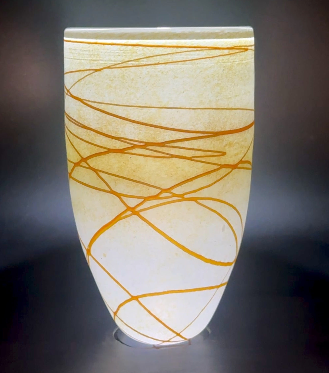 Random Trail Gold Medium Vase