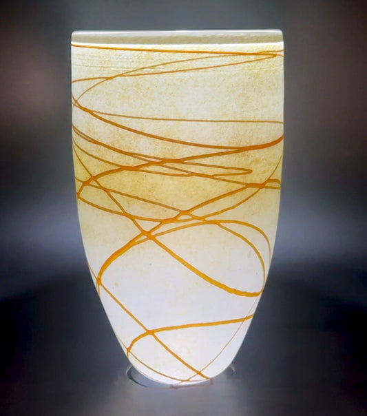 Random Trail Gold Medium Vase
