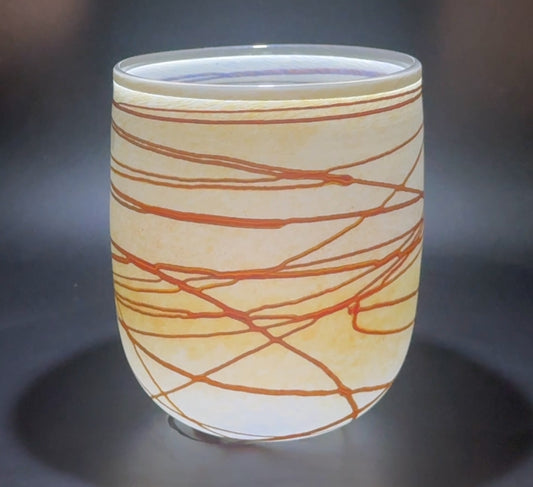 Random Trail Gold Medium Planter Vase