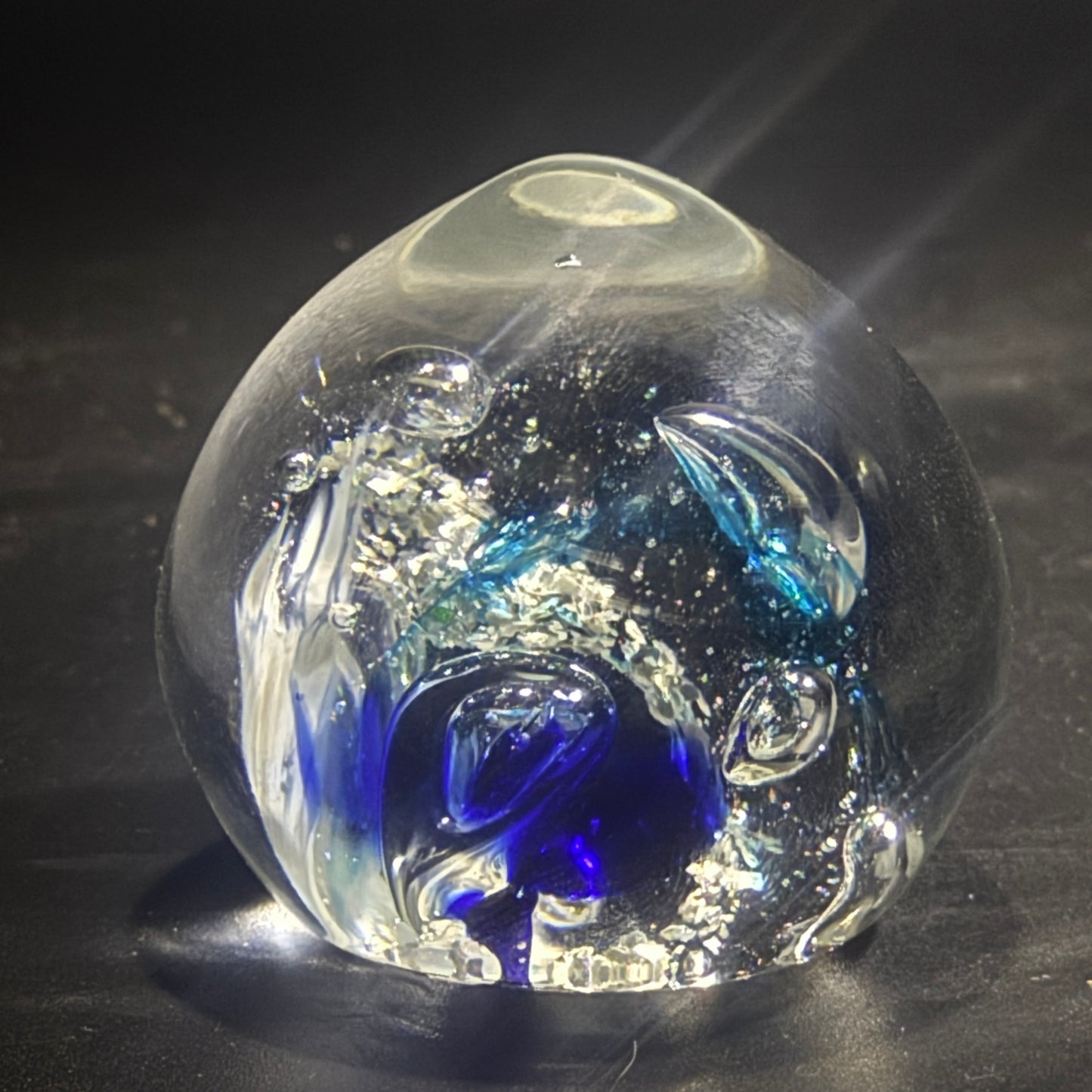Blue/Aqua Paperweight Chaos 20025