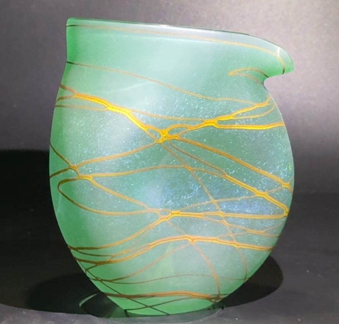 Random Trail Green Small Clutch Jug