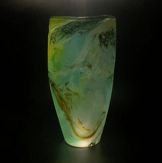Bracken Green Vase