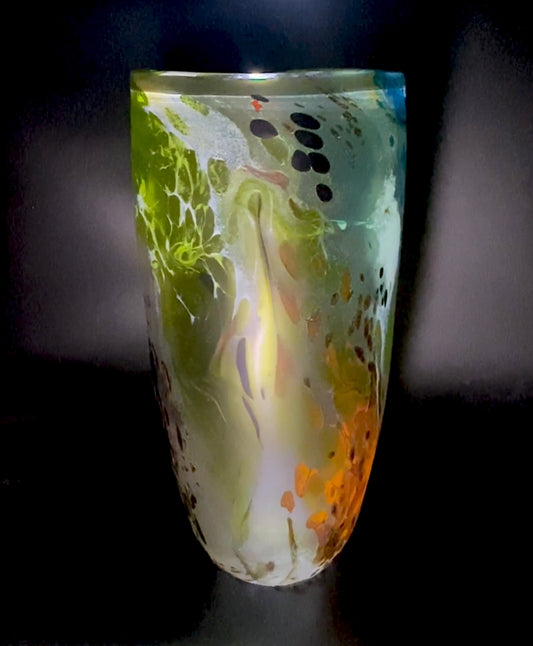 Bracken Large Green Vase