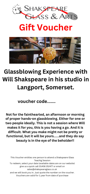 Glass Blowing Experience Voucher
