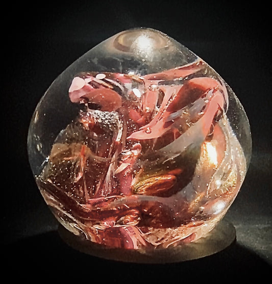 Paperweight Ruby Chaos - SHAKSPEARE GLASS