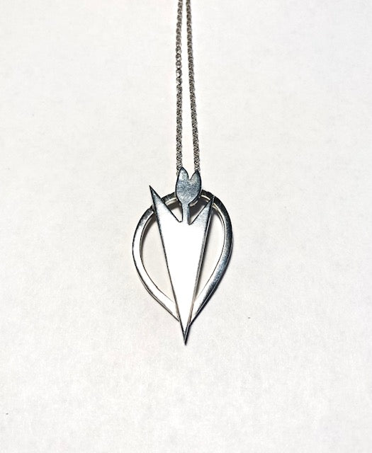 Holly Webb Silver Tulip Design Pendant