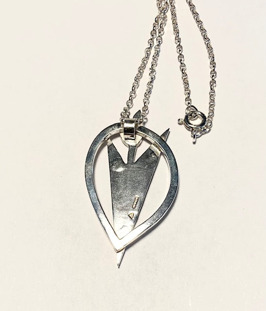 Holly Webb Silver Tulip Design Pendant