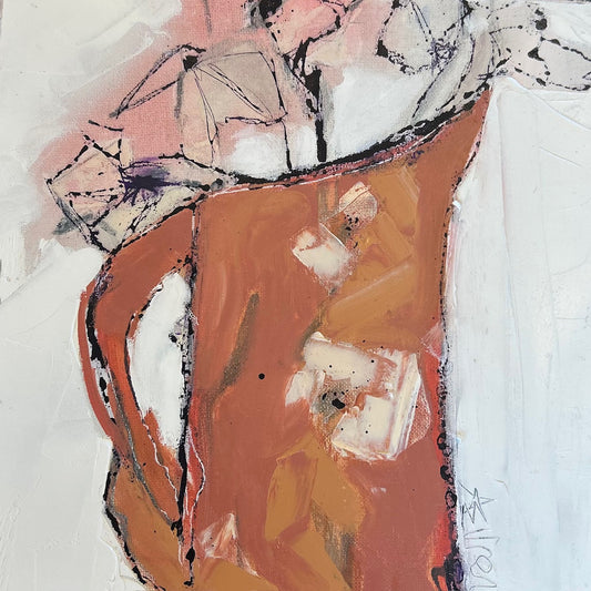 Angela Uren Painted Jug