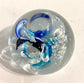 Blue/Aqua Paperweight Chaos