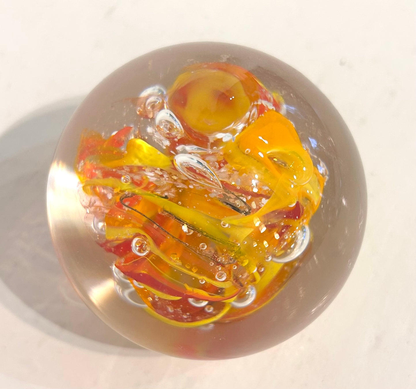 Chaos Orange Paperweight 20032