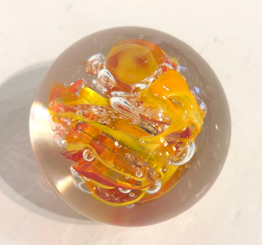 Chaos Orange Paperweight 20032
