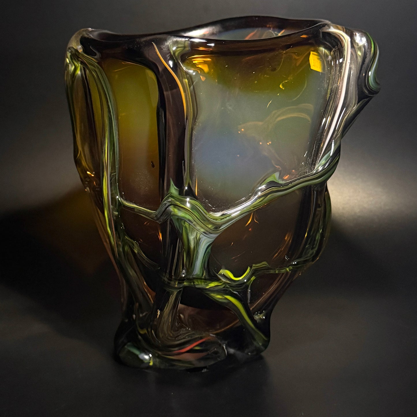 Roots Vase Gold Braun 16180