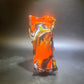 Roots Vase Orange Red 16185