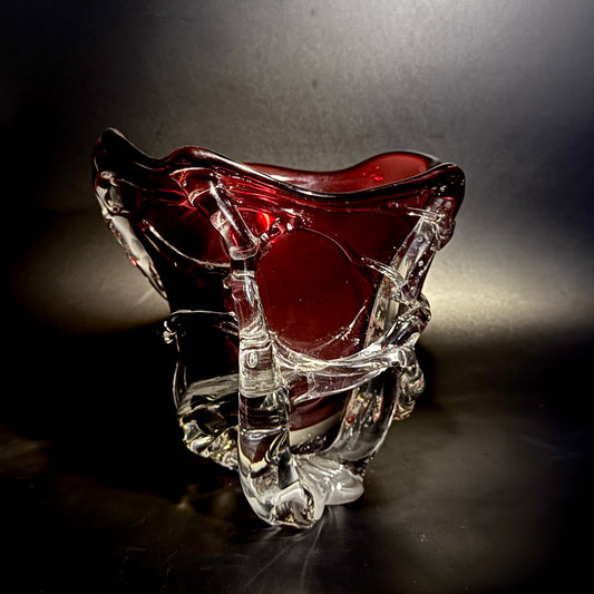 Icy Roots Dark Ruby Dish