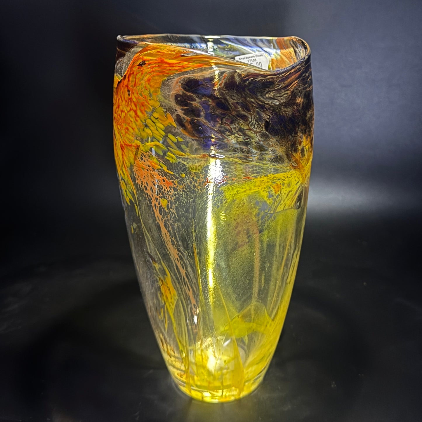 Bracken Orange Vase