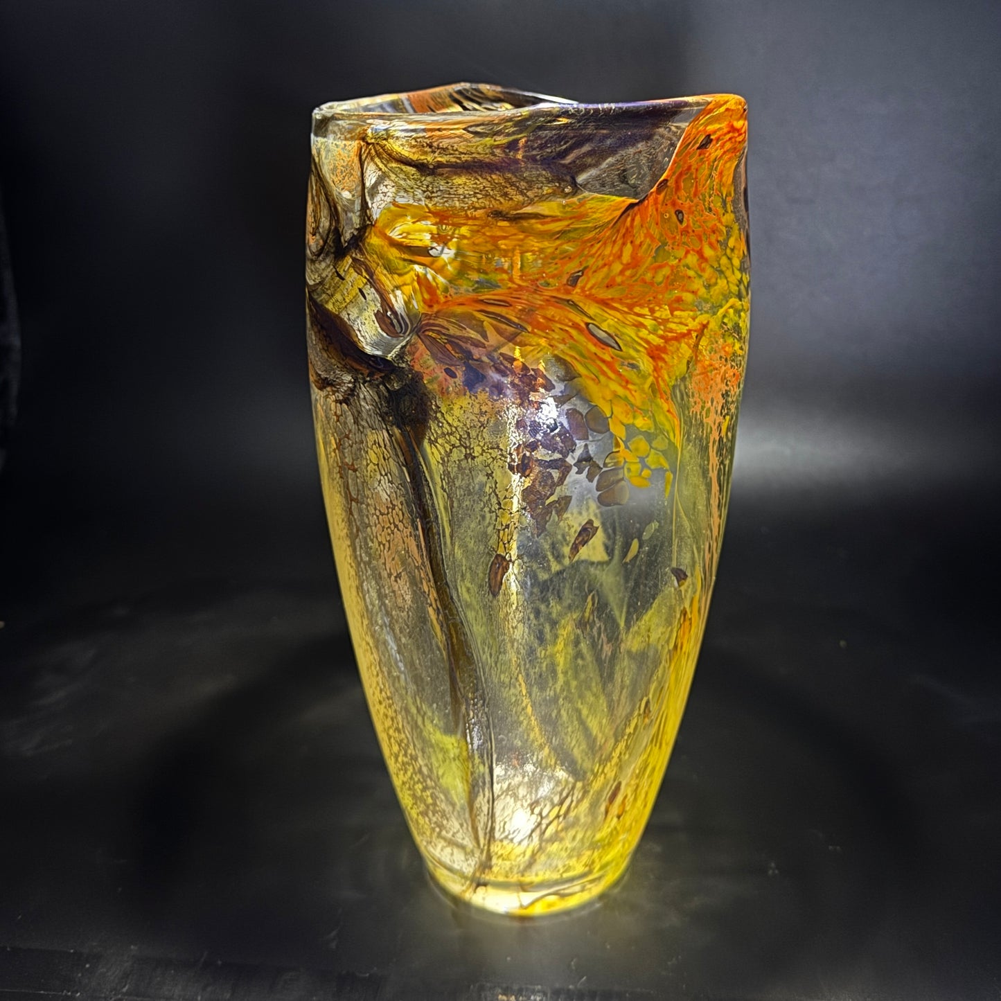 Bracken Orange Vase