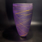 Random Trail Medium Purple Vase