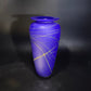 Random Trail Medium Blue Classic Vase