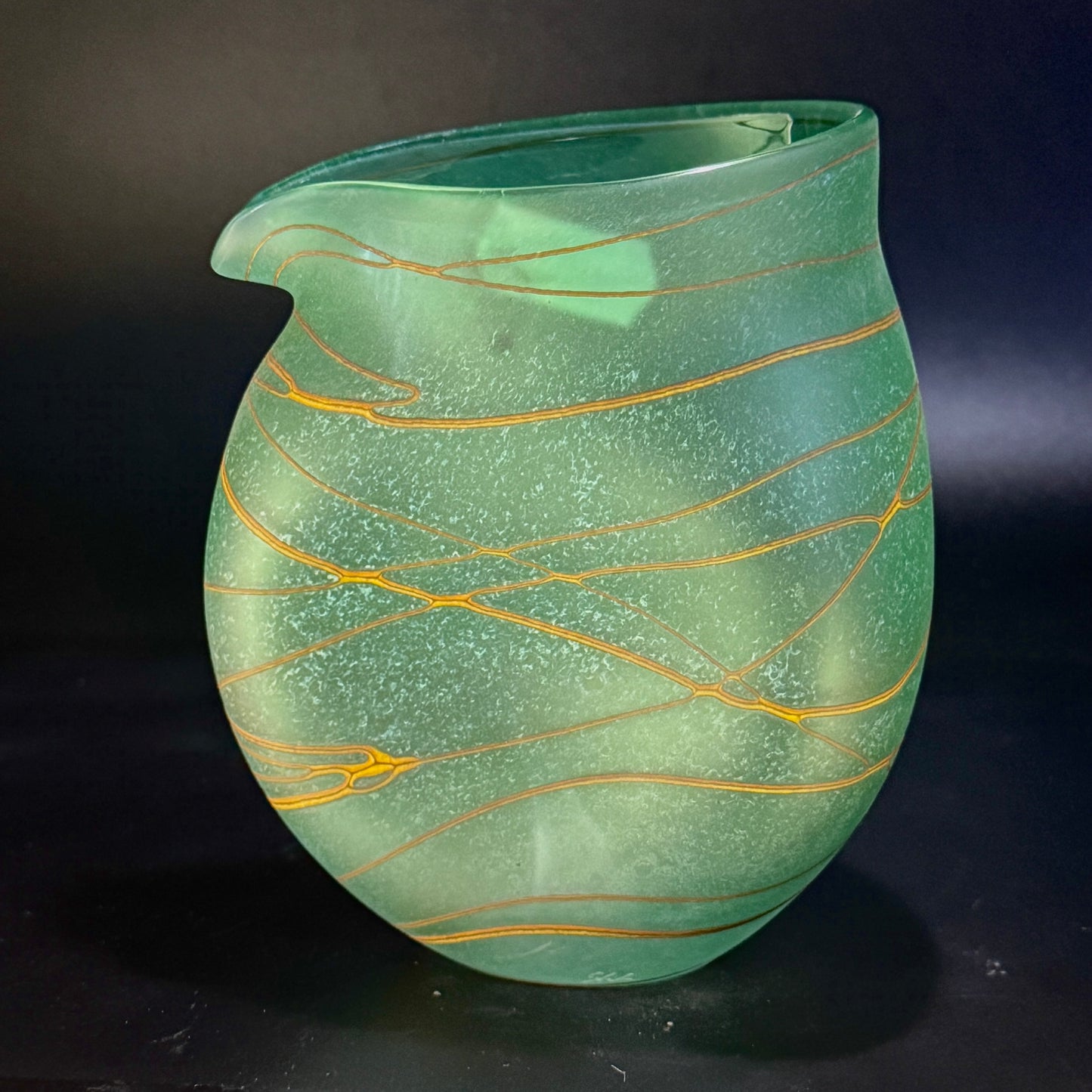 Random Trail Green Small Clutch Jug