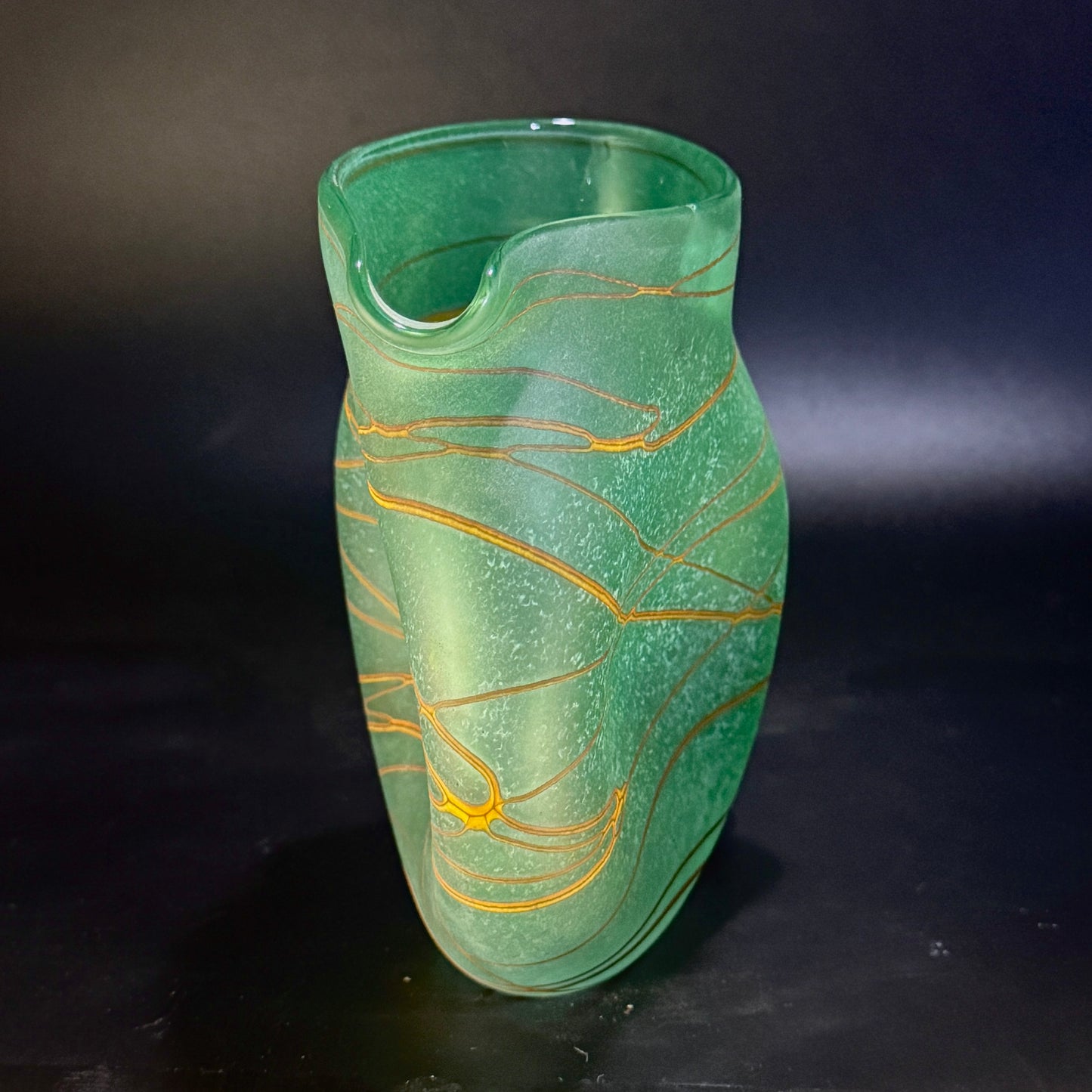 Random Trail Green Small Clutch Jug