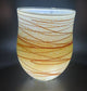 Random Trail Gold Medium Open Vase