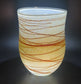 Random Trail Gold Medium Open Vase