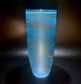 Random Trail Dark Aqua Medium Vase