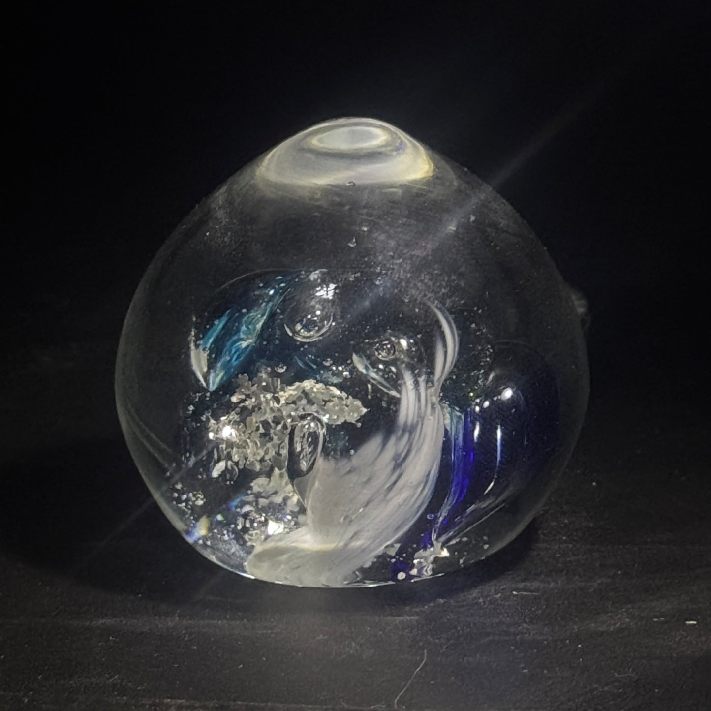 Blue/Aqua Paperweight Chaos 20025