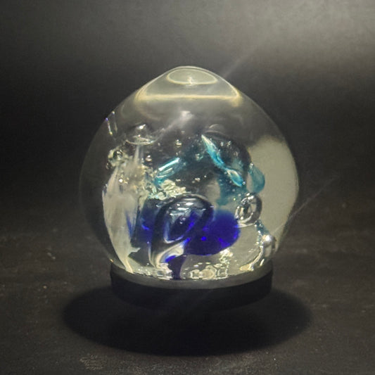 Blue/Aqua Paperweight Chaos 20025