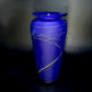 Random Trail Medium Blue Classic Vase