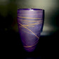 Random Trail Medium Purple Vase
