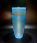 Random Trail Dark Aqua Medium Vase