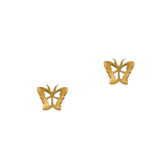 Julia Thompson Gold Butterfly Studs