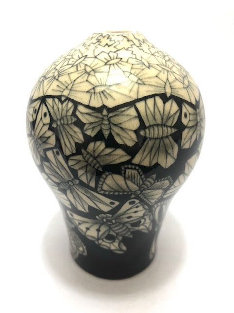 Heidi Warr Butterflies Vase