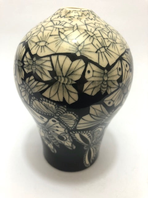 Heidi Warr Butterflies Vase