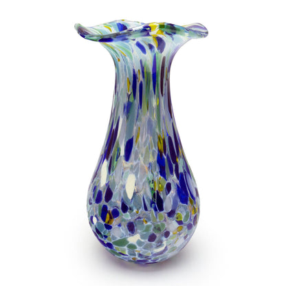 Confetti Crunch in 3 COLOURS and 2 Shaped Vases - SHAKSPEARE GLASS