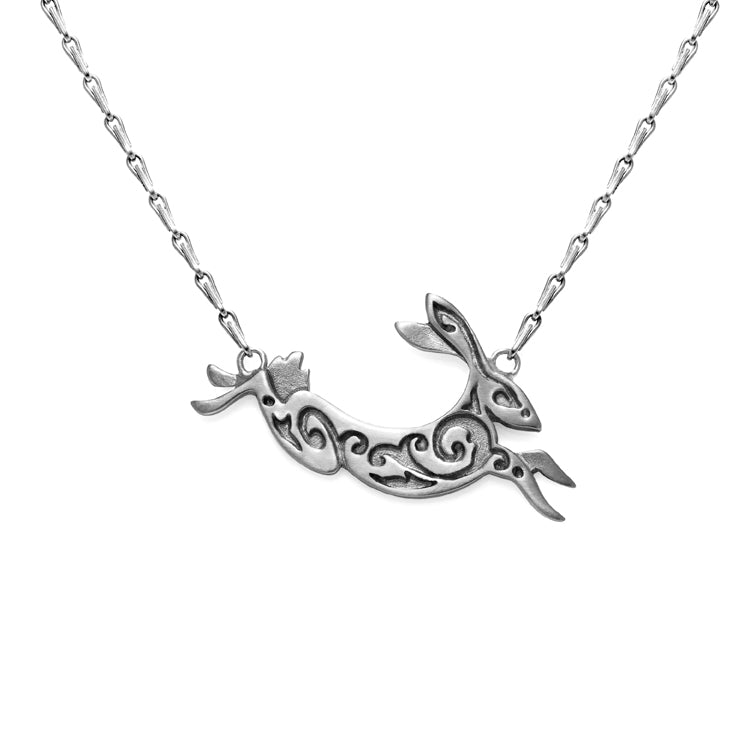 Julia Thompson Silver Hare Pendant