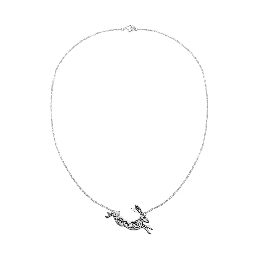 Julia Thompson Silver Hare Pendant